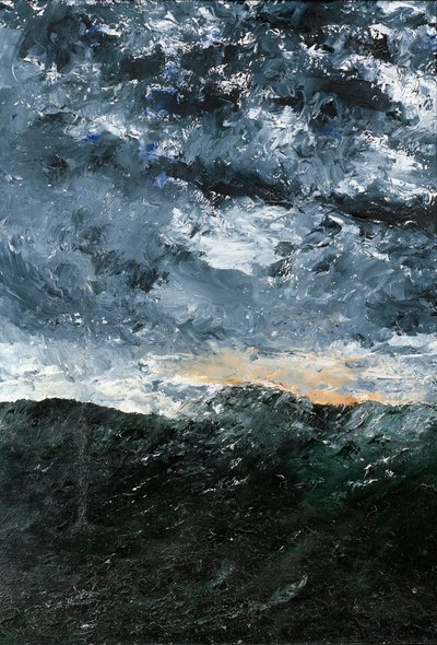 Paysage, paysage marin - Vâgen VIII (Vague VIII) - August Johan Strindberg